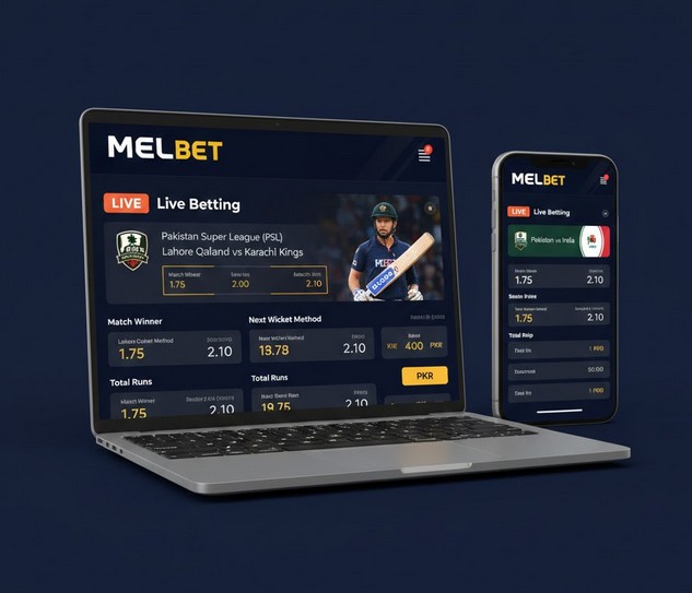 Melbet live cricket betting - PSL and international matches with real-time odds