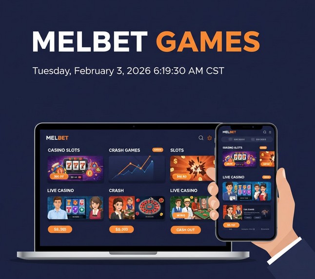 Melbet games - Casino slots, crash games, and live dealer entertainment